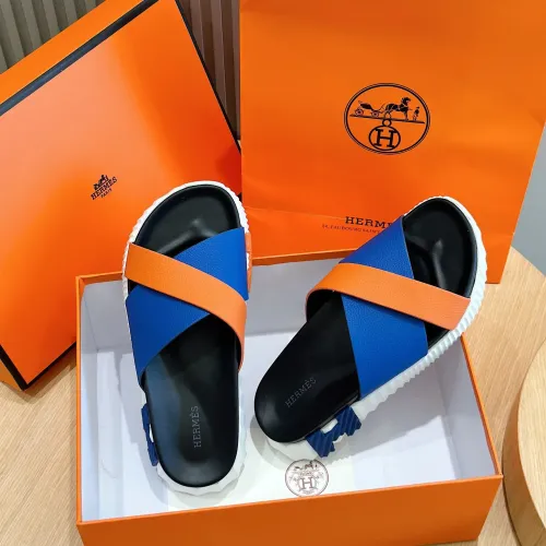 Replica Hermes Slippers For Men #1433959 $56.00 USD for Wholesale