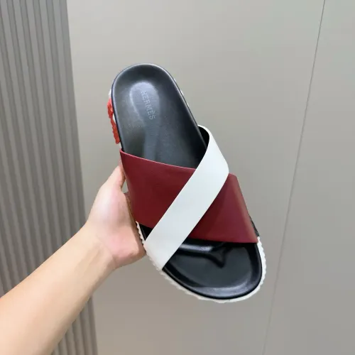 Replica Hermes Slippers For Men #1433961 $56.00 USD for Wholesale