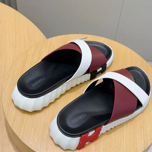 Replica Hermes Slippers For Men #1433961 $56.00 USD for Wholesale