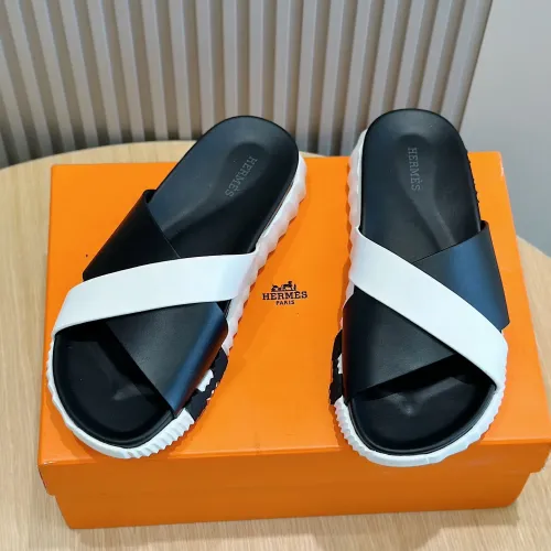 Replica Hermes Slippers For Men #1433962 $56.00 USD for Wholesale