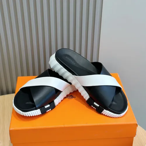 Replica Hermes Slippers For Men #1433962 $56.00 USD for Wholesale