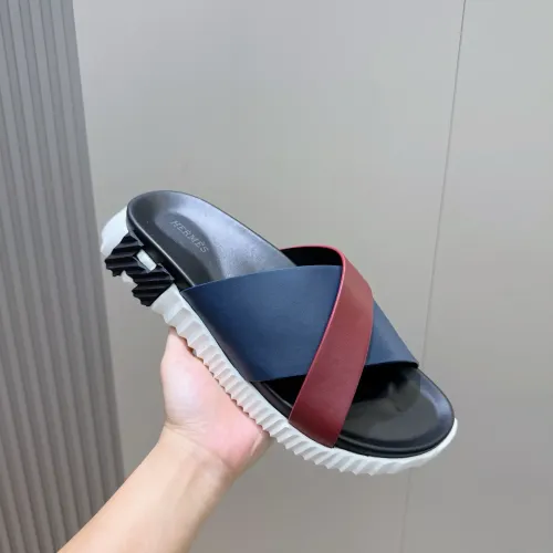 Replica Hermes Slippers For Men #1433964 $56.00 USD for Wholesale