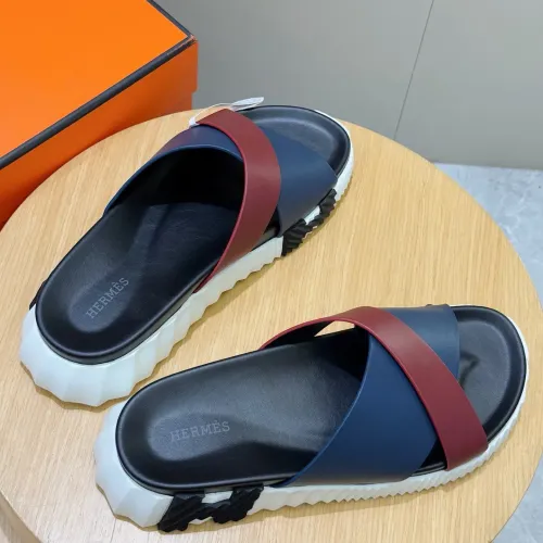 Replica Hermes Slippers For Men #1433964 $56.00 USD for Wholesale