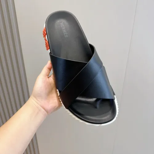 Replica Hermes Slippers For Men #1433966 $56.00 USD for Wholesale