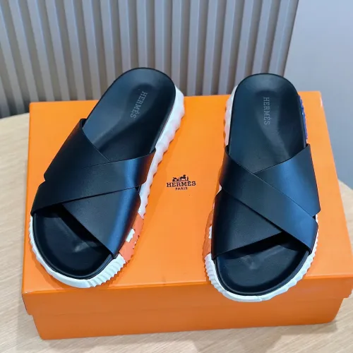 Replica Hermes Slippers For Men #1433967 $56.00 USD for Wholesale