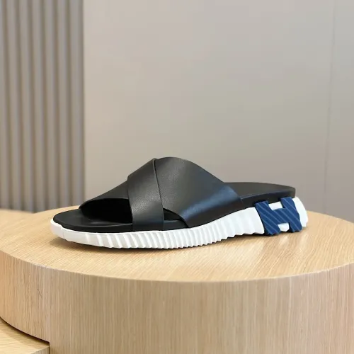 Replica Hermes Slippers For Men #1433967 $56.00 USD for Wholesale