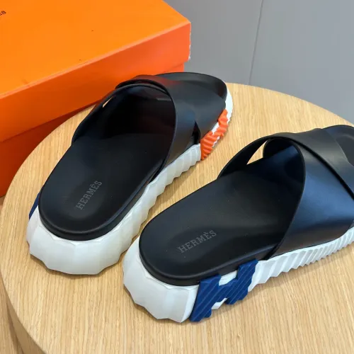 Replica Hermes Slippers For Men #1433967 $56.00 USD for Wholesale