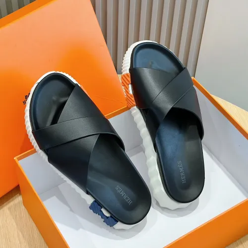 Replica Hermes Slippers For Men #1433967 $56.00 USD for Wholesale