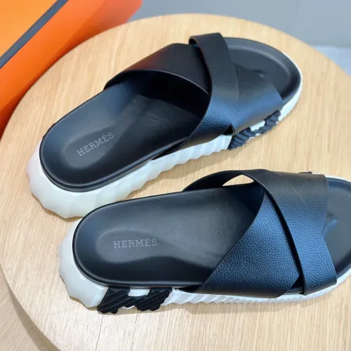 Replica Hermes Slippers For Men #1433968 $56.00 USD for Wholesale
