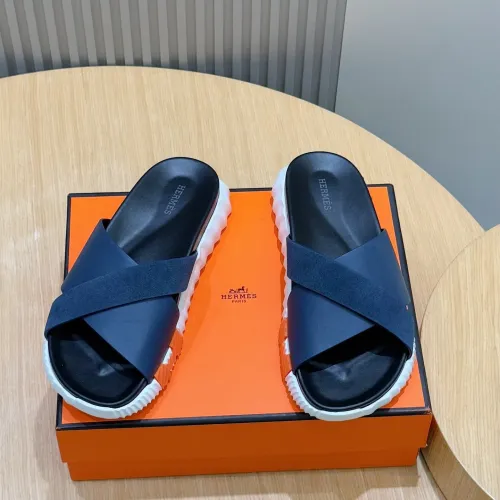 Replica Hermes Slippers For Men #1433976 $56.00 USD for Wholesale