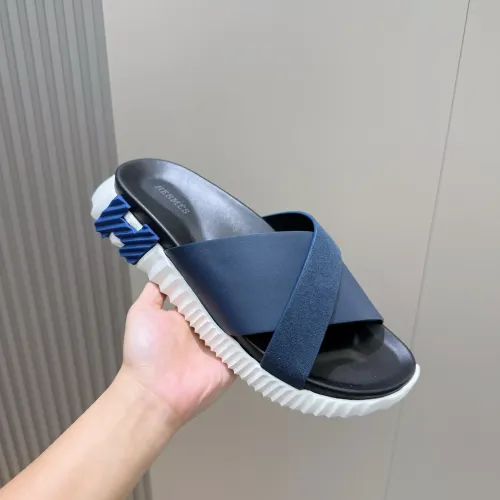 Replica Hermes Slippers For Men #1433976 $56.00 USD for Wholesale