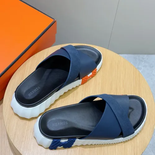 Replica Hermes Slippers For Men #1433976 $56.00 USD for Wholesale