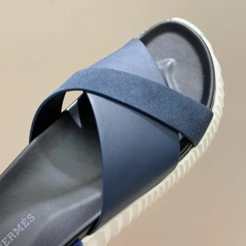 Replica Hermes Slippers For Men #1433976 $56.00 USD for Wholesale