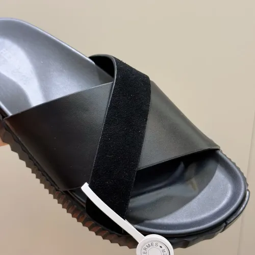 Replica Hermes Slippers For Men #1433977 $56.00 USD for Wholesale