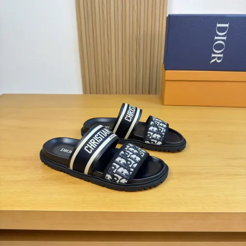 Wholesale Christian Dior Slippers For Men #1433992 $56.00 USD, Wholesale Quality Replica Christian Dior Slippers