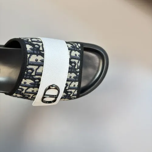 Replica Christian Dior Slippers For Men #1433994 $56.00 USD for Wholesale