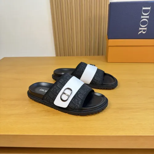 Wholesale Christian Dior Slippers For Men #1433995 $56.00 USD, Wholesale Quality Replica Christian Dior Slippers