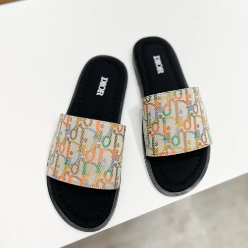 Replica Christian Dior Slippers For Men #1433997 $56.00 USD for Wholesale