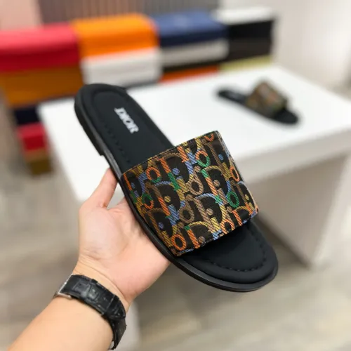 Replica Christian Dior Slippers For Men #1433998 $56.00 USD for Wholesale