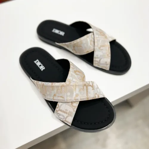 Wholesale Christian Dior Slippers For Men #1433999 $56.00 USD, Wholesale Quality Replica Christian Dior Slippers