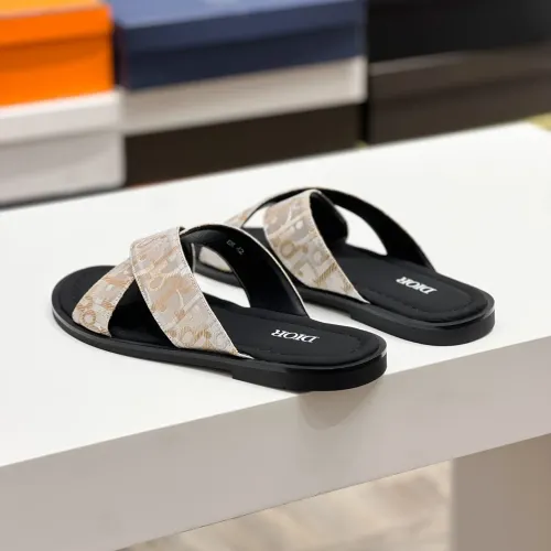 Replica Christian Dior Slippers For Men #1433999 $56.00 USD for Wholesale