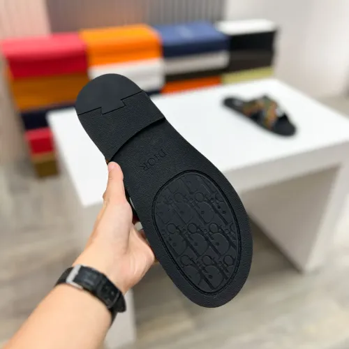 Replica Christian Dior Slippers For Men #1434001 $56.00 USD for Wholesale