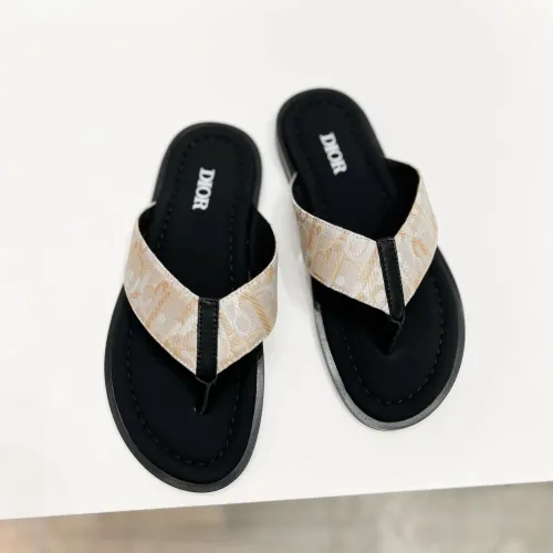 Replica Christian Dior Slippers For Men #1434002 $56.00 USD for Wholesale
