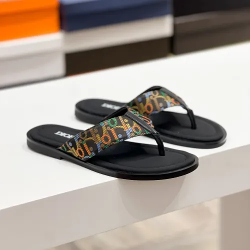 Replica Christian Dior Slippers For Men #1434004 $56.00 USD for Wholesale