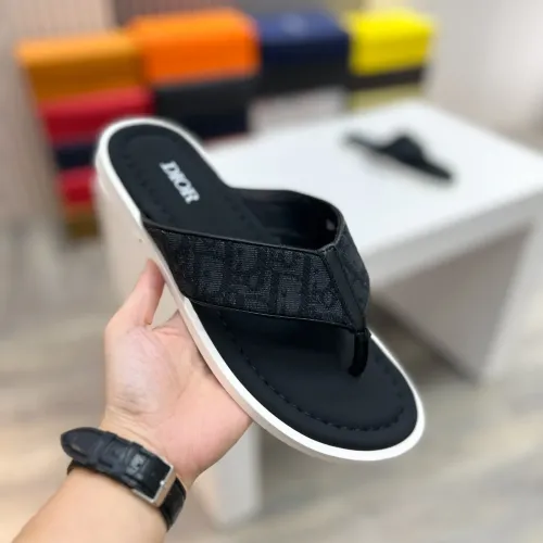Replica Christian Dior Slippers For Men #1434006 $56.00 USD for Wholesale