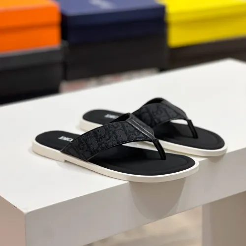 Replica Christian Dior Slippers For Men #1434006 $56.00 USD for Wholesale