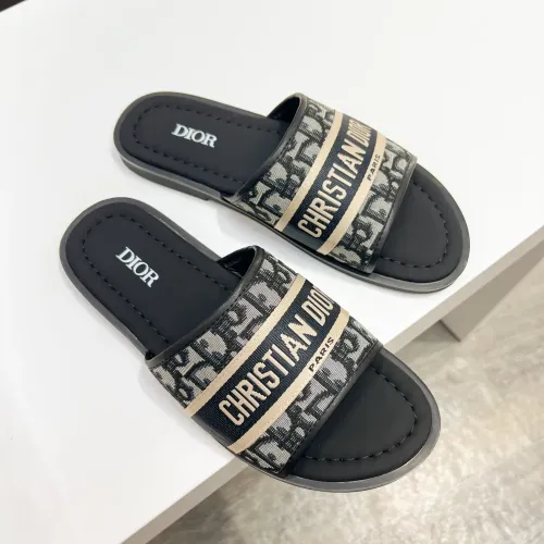 Wholesale Christian Dior Slippers For Men #1434008 $56.00 USD, Wholesale Quality Replica Christian Dior Slippers