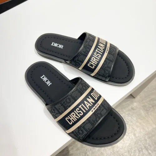 Wholesale Christian Dior Slippers For Men #1434009 $56.00 USD, Wholesale Quality Replica Christian Dior Slippers
