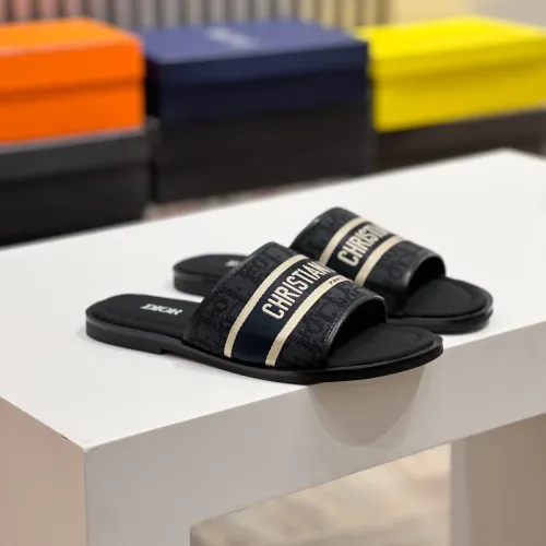 Replica Christian Dior Slippers For Men #1434009 $56.00 USD for Wholesale