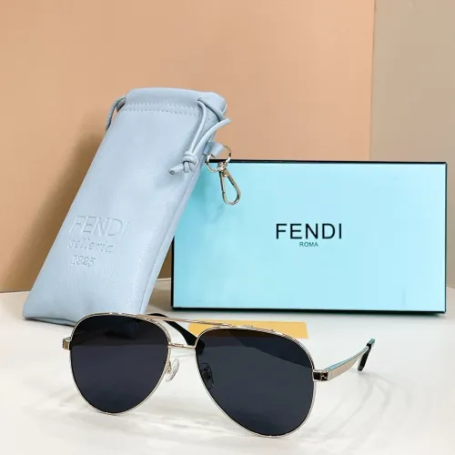 Wholesale Fendi AAA Quality Sunglasses #1434011 $64.00 USD, Wholesale Quality Replica Fendi AAA Quality Sunglasses
