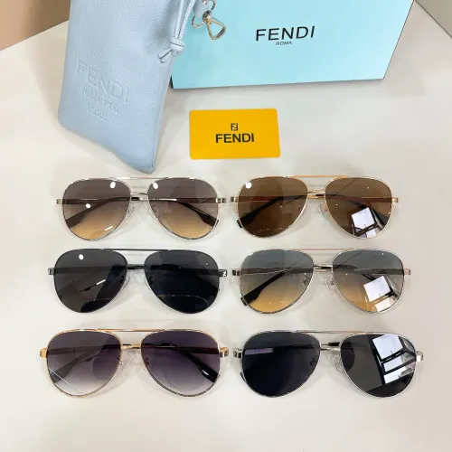 Replica Fendi AAA Quality Sunglasses #1434011 $64.00 USD for Wholesale