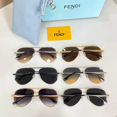 Replica Fendi AAA Quality Sunglasses #1434012 $64.00 USD for Wholesale