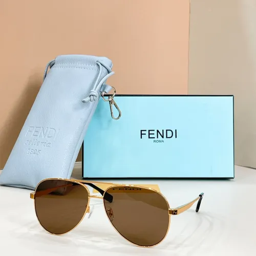 Wholesale Fendi AAA Quality Sunglasses #1434015 $64.00 USD, Wholesale Quality Replica Fendi AAA Quality Sunglasses