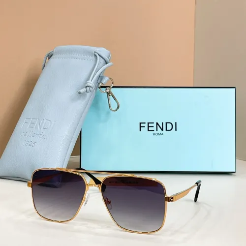 Wholesale Fendi AAA Quality Sunglasses #1434018 $64.00 USD, Wholesale Quality Replica Fendi AAA Quality Sunglasses