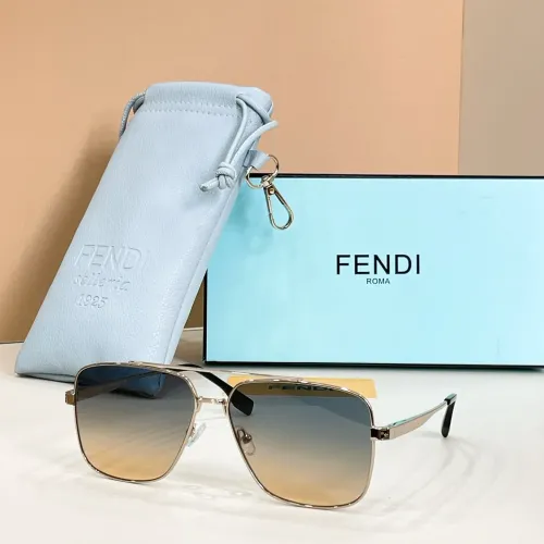 Wholesale Fendi AAA Quality Sunglasses #1434021 $64.00 USD, Wholesale Quality Replica Fendi AAA Quality Sunglasses