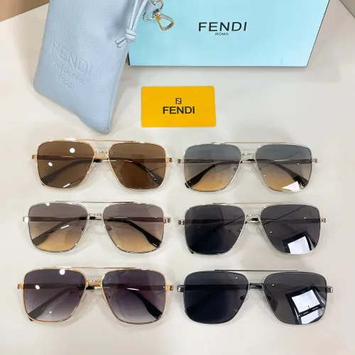 Replica Fendi AAA Quality Sunglasses #1434021 $64.00 USD for Wholesale