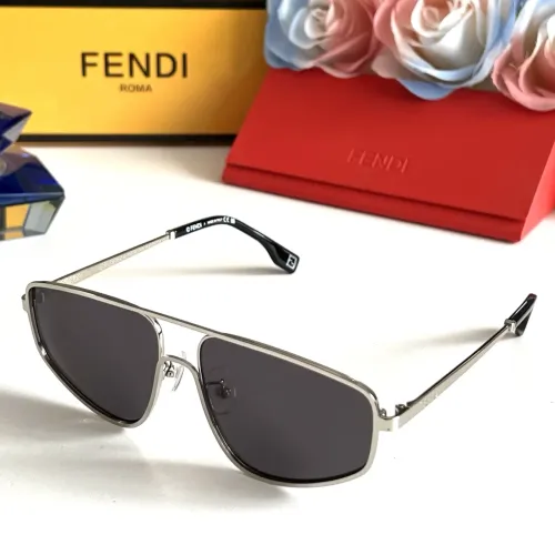 Wholesale Fendi AAA Quality Sunglasses #1434023 $64.00 USD, Wholesale Quality Replica Fendi AAA Quality Sunglasses