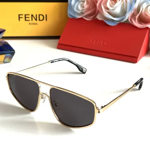 Wholesale Fendi AAA Quality Sunglasses #1434024 $64.00 USD, Wholesale Quality Replica Fendi AAA Quality Sunglasses