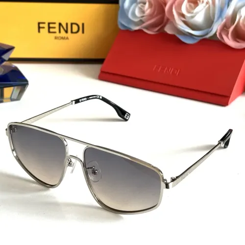 Wholesale Fendi AAA Quality Sunglasses #1434025 $64.00 USD, Wholesale Quality Replica Fendi AAA Quality Sunglasses