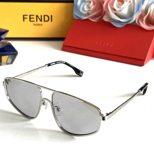 Wholesale Fendi AAA Quality Sunglasses #1434026 $64.00 USD, Wholesale Quality Replica Fendi AAA Quality Sunglasses