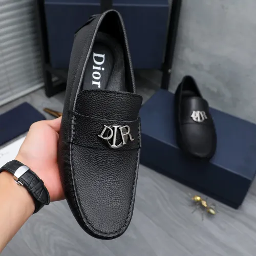 Replica Christian Dior Leather Shoes For Men #1434028 $76.00 USD for Wholesale