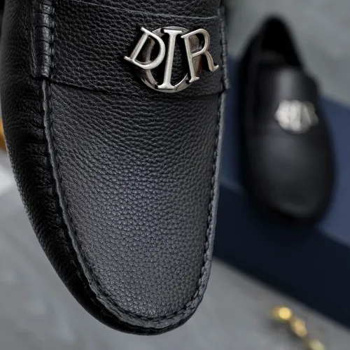 Replica Christian Dior Leather Shoes For Men #1434028 $76.00 USD for Wholesale