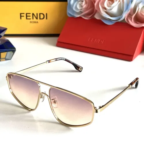 Wholesale Fendi AAA Quality Sunglasses #1434029 $64.00 USD, Wholesale Quality Replica Fendi AAA Quality Sunglasses