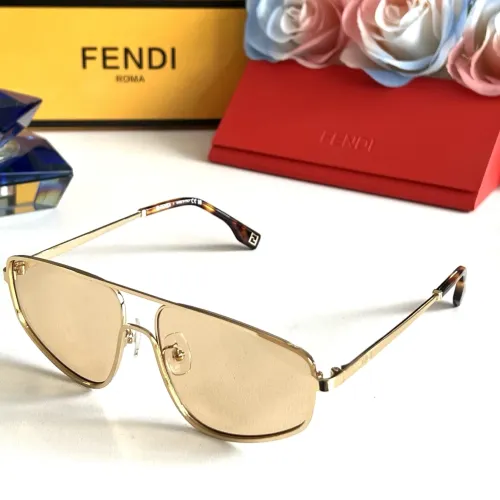 Wholesale Fendi AAA Quality Sunglasses #1434030 $64.00 USD, Wholesale Quality Replica Fendi AAA Quality Sunglasses