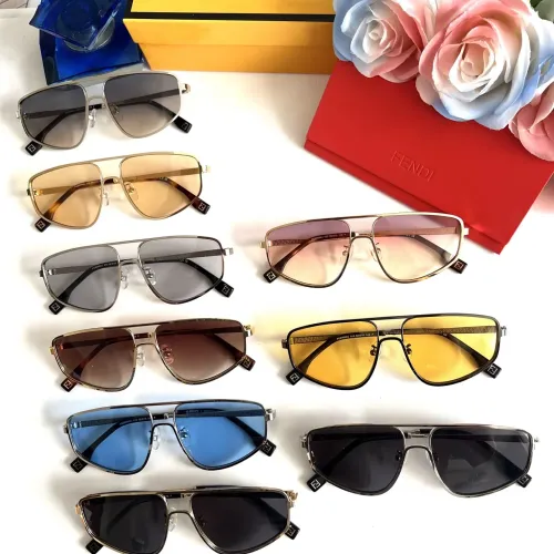 Replica Fendi AAA Quality Sunglasses #1434030 $64.00 USD for Wholesale