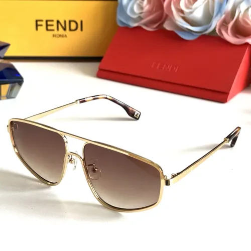 Wholesale Fendi AAA Quality Sunglasses #1434031 $64.00 USD, Wholesale Quality Replica Fendi AAA Quality Sunglasses